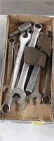Box of Various End Wrenches