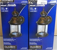 2x Heath Zenith Motion Activated Lights