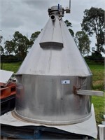 Conical Base Rice & Water Separating Hopper