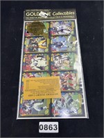 NIP Gold Line Football Card Sheet Pack w/ Insert