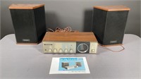 Vintage Panasonic table radio system