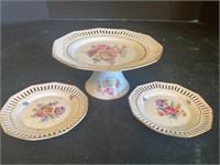 Bavaria Small footed plate & plates