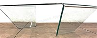 Post Modern Bent Glass Cocktail Table