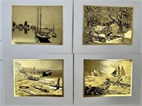 Lionel Barrymore (1878-1954) Gold Etch Prints