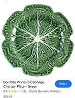 K - BORDALLO PINHEIRO SET OF 6 PLATES (C7)