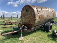 Water Tank on Pull Type Trailer & 2" Water Pump