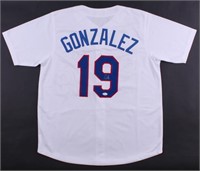 Hand-Signed XL Juan Gonzalez Jersey