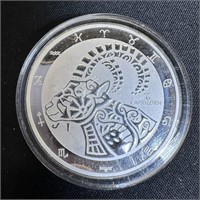 2023- 1 oz Silver Tokelau Zodiac Coin - Capricorn