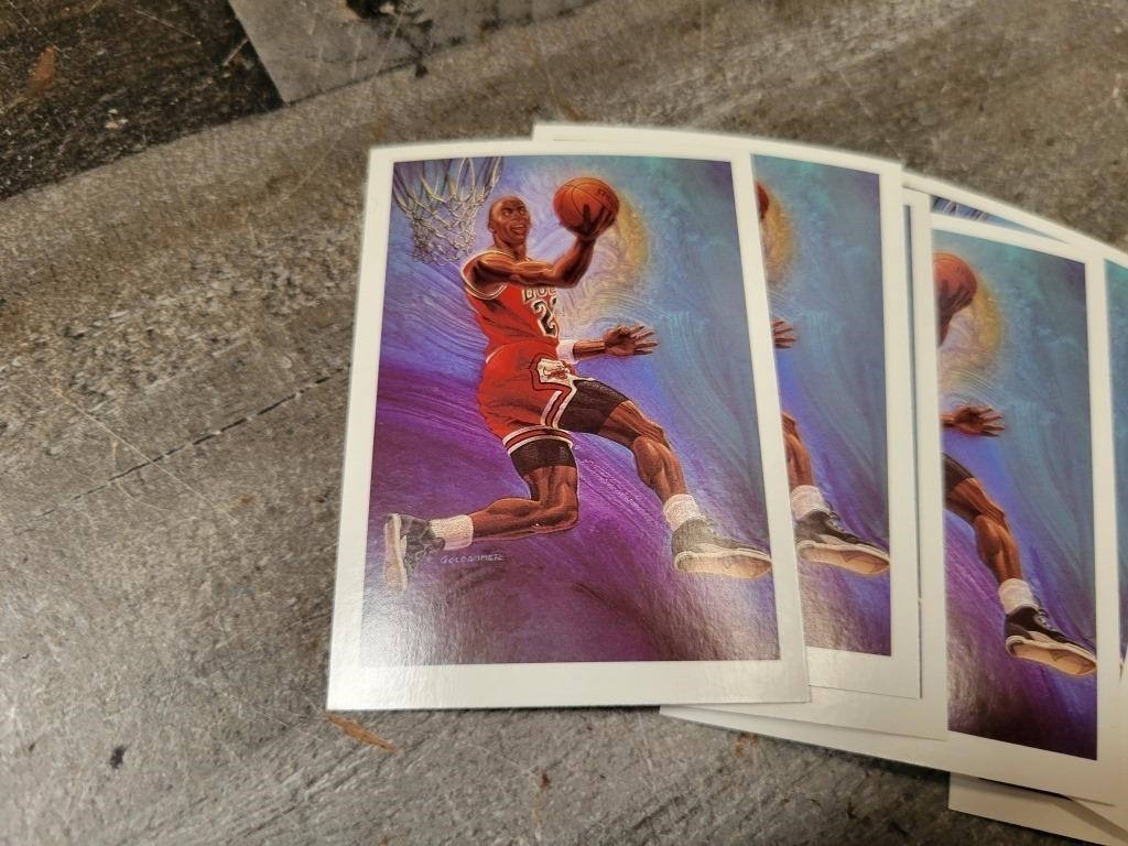 1990 Hoops Michael Jordan Card Lot