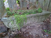 Concrete rectangle planter 29Wx14Dx10H