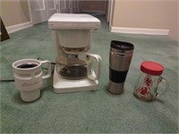 Mr. Coffee and mugs