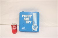 Vintage Metal First Aid Kit Box Only