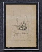 Alberto Giacometti Etching 'Atelier' 9/15