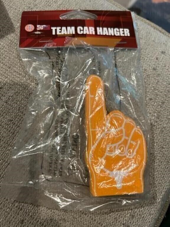 Texas Longhorns Foam #1 Finger Car Hanger