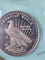 1/2 ounce 1981 .999 fine silver American eagle