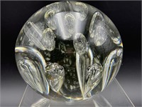 VERY LARGE CONTROLLED TEARDROP BUBBLE PAPERWEIGHT