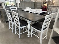 Sunny Design Carriage House Table and 6 Barstools