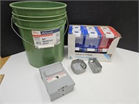 Bucket & Electrician Supplies & Hardware Bins