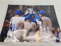 Chicago Cubs SIGNED Anthony Rizzo and Javier Baez