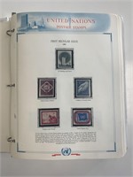 White Ace Historical Postage Stamp Album Of The Un