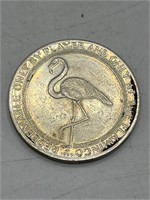 1965 flamingo Las Vegas dollar gaming token