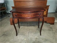 Antique inlaid washstand with drawer