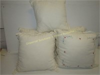 Pretty Decor Pillows x5