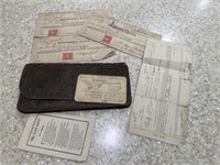 1920s wallet, hustling for business business