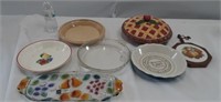 Glass pie dishes