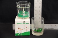 DRINKING GLASSES (GOLF ONE IS PLASTIC)