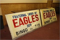2-SIGNS  FRATERNAL ORDER OF EAGLES 309