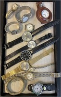 Wrist Watches Tray Lot Collection