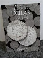 Peace Dollar 1921-1935 Collection Book