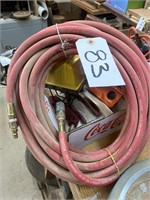 AIR HOSE, WORK PLATE & CLAMPS