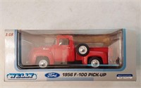 WELLY FORD 1956 F-100 PICK UP-
RED- IN ORIGINAL