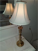 24" BRASS TABLE LAMP