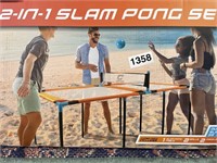 CIPTON 2 IN 1 SLAM PONG SET RETAIL $40