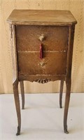 Antique 2 Drawer Night Stand 11D×13.5W×29.5H