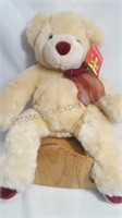 Fao Schwartz Plush Bear & Wood Cradle