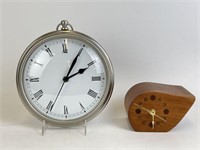 Two Decorative Clocks - Pottery Barn & Rottmann