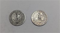Silver 1934 & 1960 Quarter