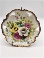 Beautiful Vintage Rose Floral Plate
