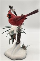 Danbury Mint Cardinal Winter's Jewel by Bob Guge