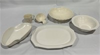 Assortment of Pfaltzgraff Ceramic Serving Dishes