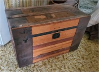 Steamer chest / trunk,  antique