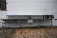 Stainless Table & Sink Unit