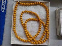 Yellow Bead Necklace