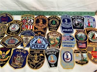 Lot of 23 different Virginia Cities Police patches