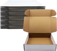 Shipping Boxes Set of 25 - 11x9x3 inch  White