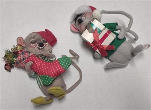Annalee Christmas Mice Dolls (6" Tall) *(Bidding